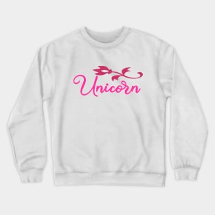 Flower Unicorny Crewneck Sweatshirt